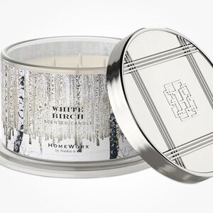 Homeworx  Slatkin + Co White Birch Candle 18 oz 4-Wick